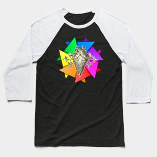 owl in rainbow Baseball T-Shirt